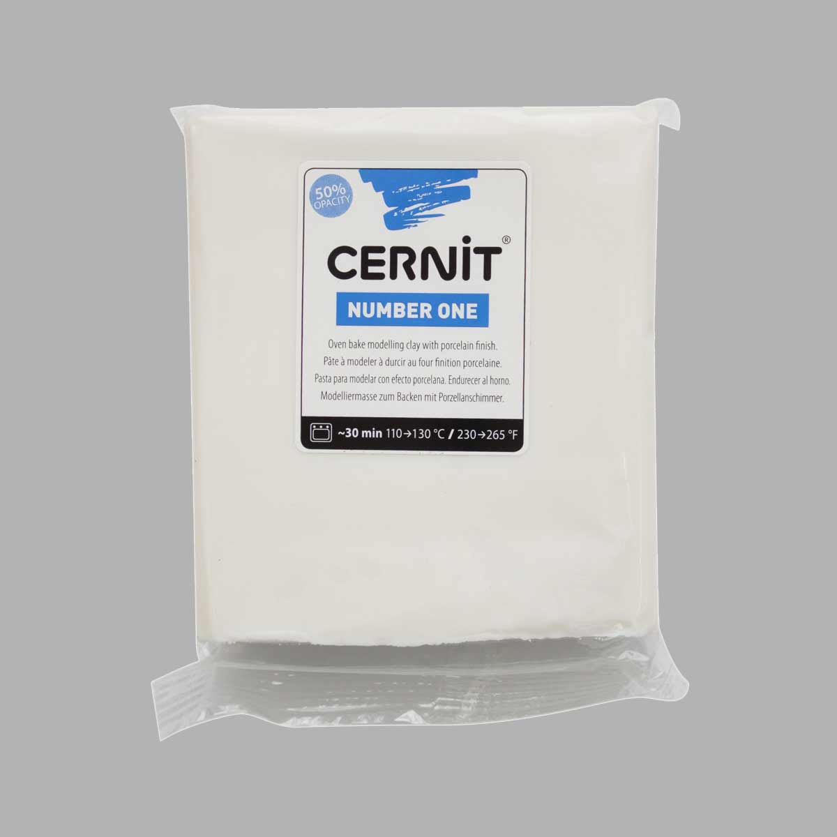Пластика полимерная запекаемая Cernit № 1 CE090025 , 250 г 027 белый