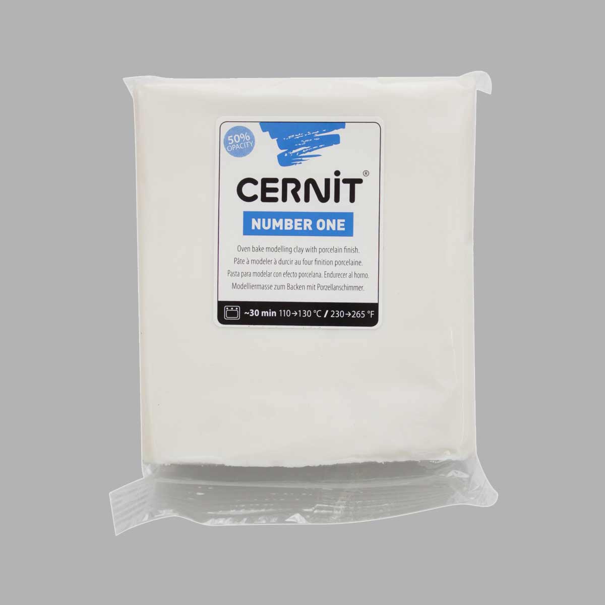 

Пластика полимерная запекаемая Cernit № 1 CE090025 , 250 г 027 белый, 7717808