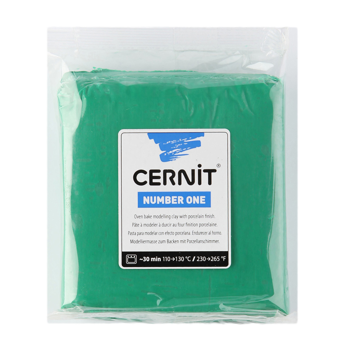

Пластика полимерная Cernit №1, CE090025, 250 г (600 зеленый), Черный, 7717808