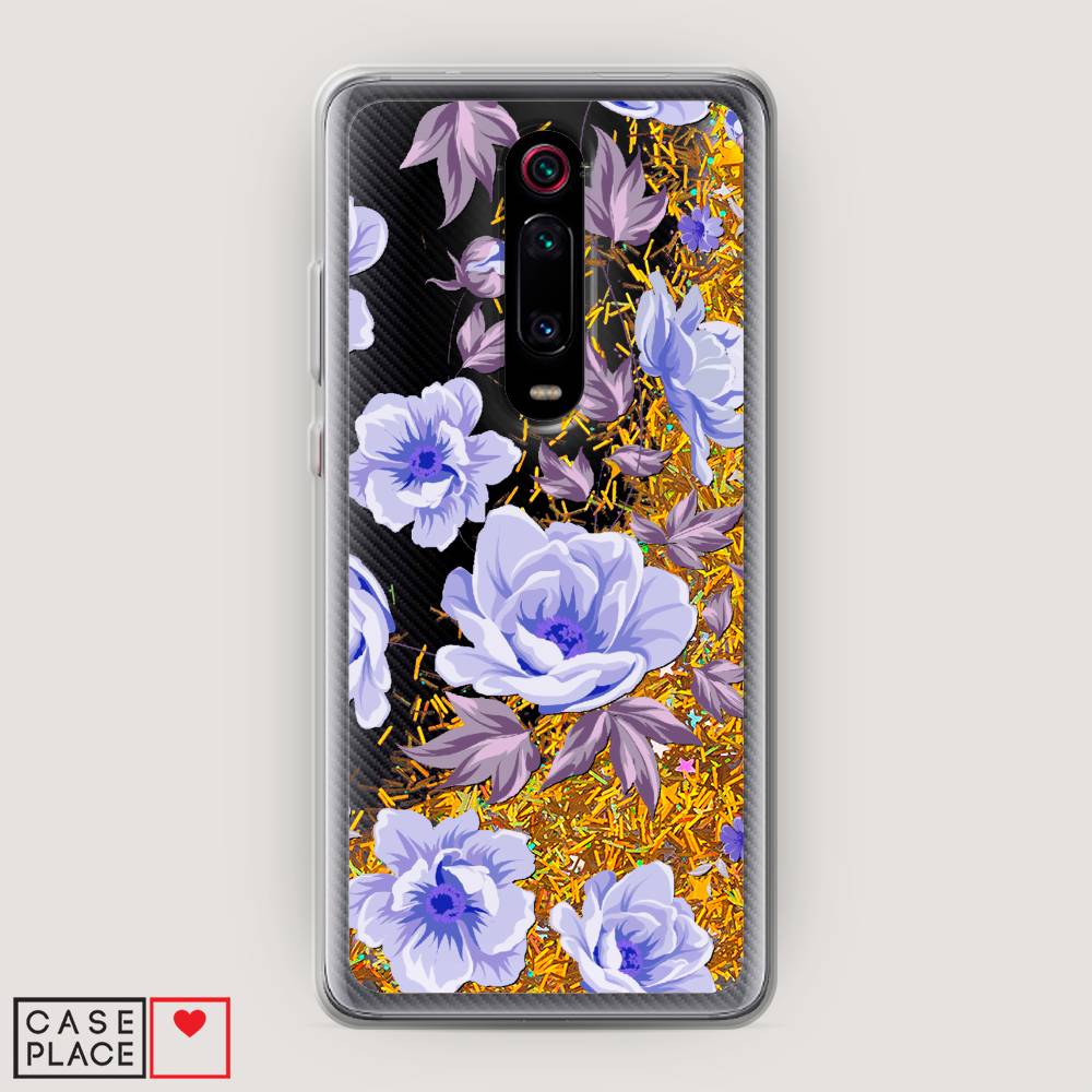 

Жидкий чехол с блестками "Цветочная фантазия 1" на Xiaomi Mi 9T Pro, 35890-1