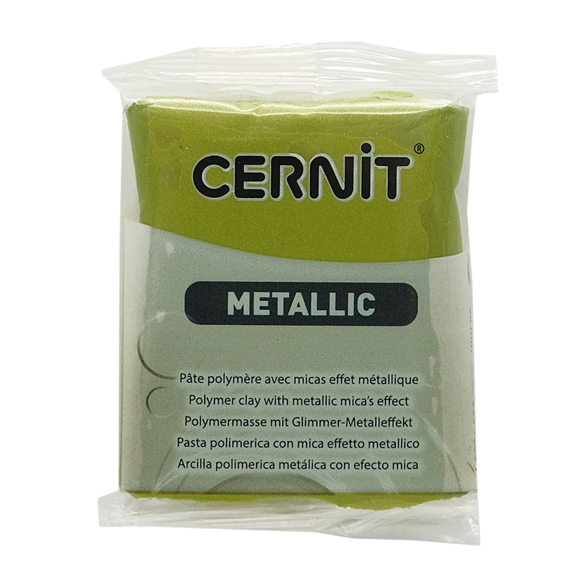 

CE0870056 Пластика полимерная запекаемая Cernit METALLIC, 56 г, Серый, 7724713