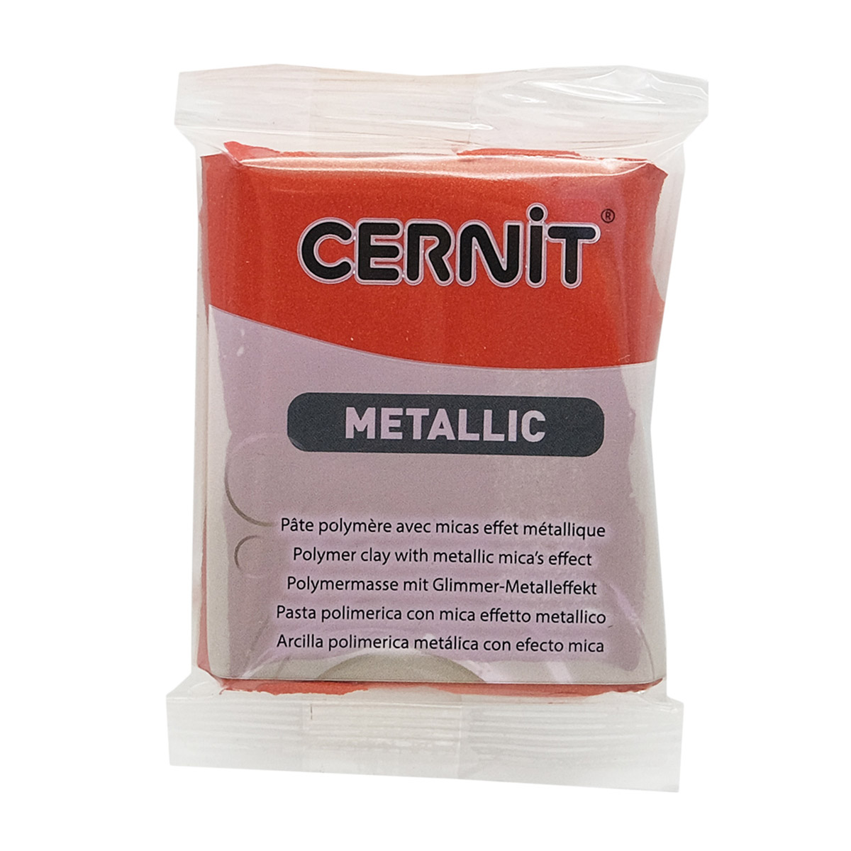 

CE0870056 Пластика полимерная запекаемая Cernit METALLIC, 56 г, Серый, 7724713