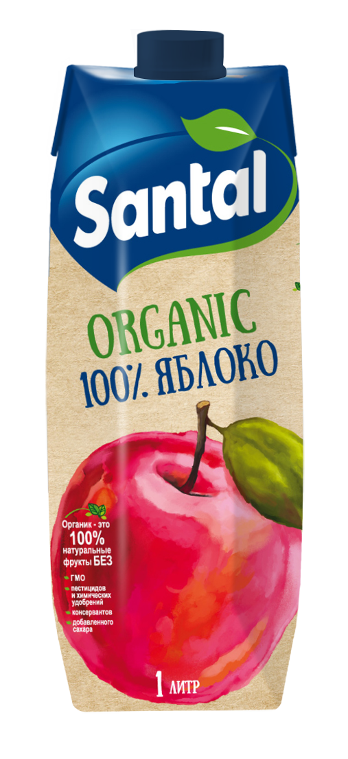 Сок Santal Organic Яблочный 1 л