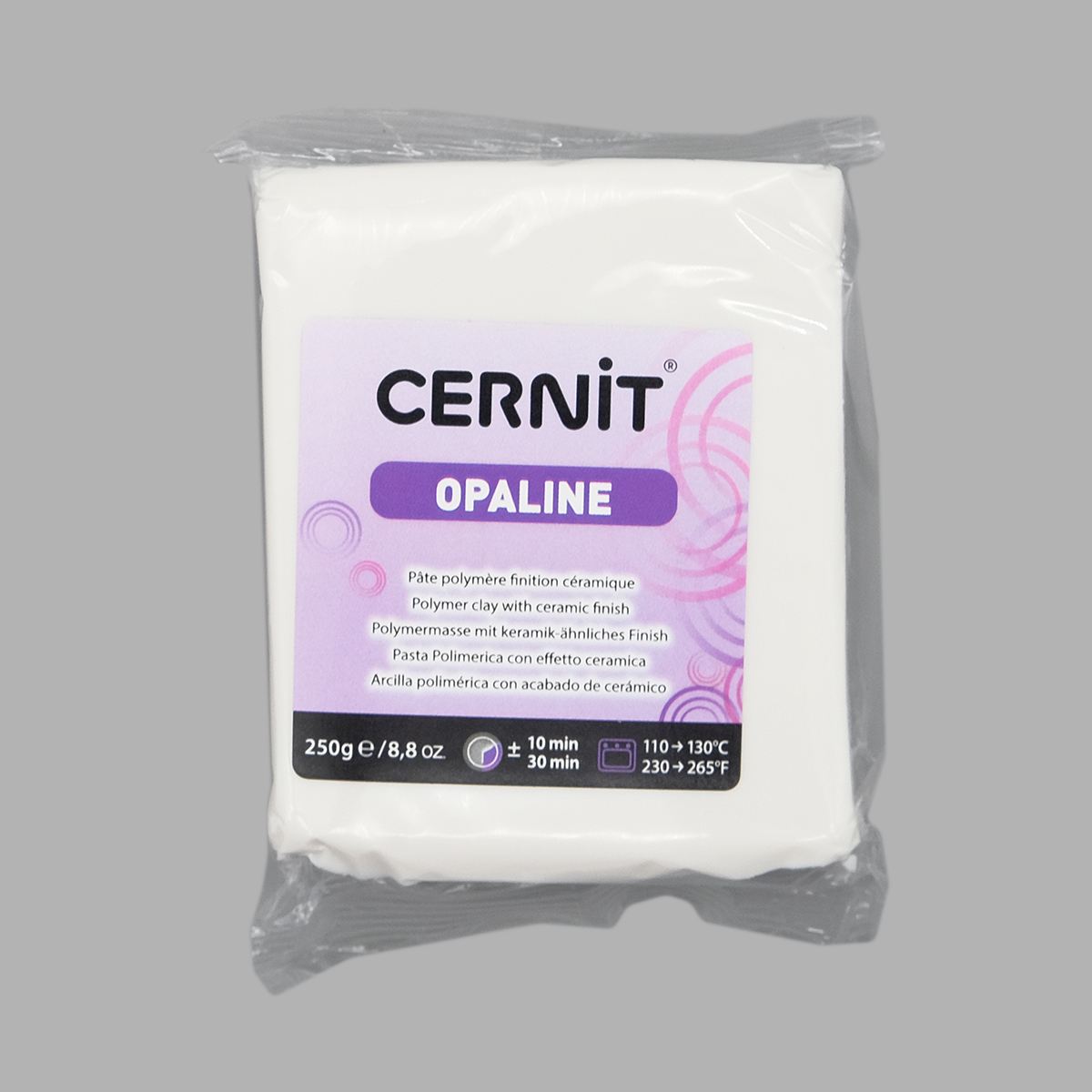 

CE0880250 Пластика полимерная запекаемая Cernit OPALINE, 250 г, Белый, 7724715