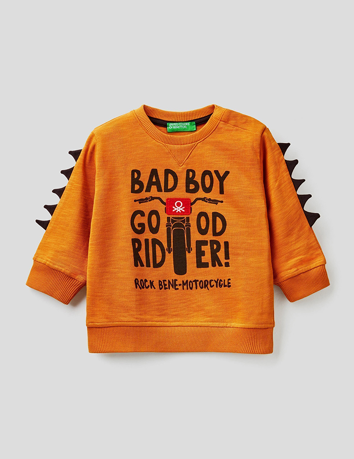 

Свитшот для мальчиков Benetton цв. коричневый р.98, 21A_3BGUC15CH