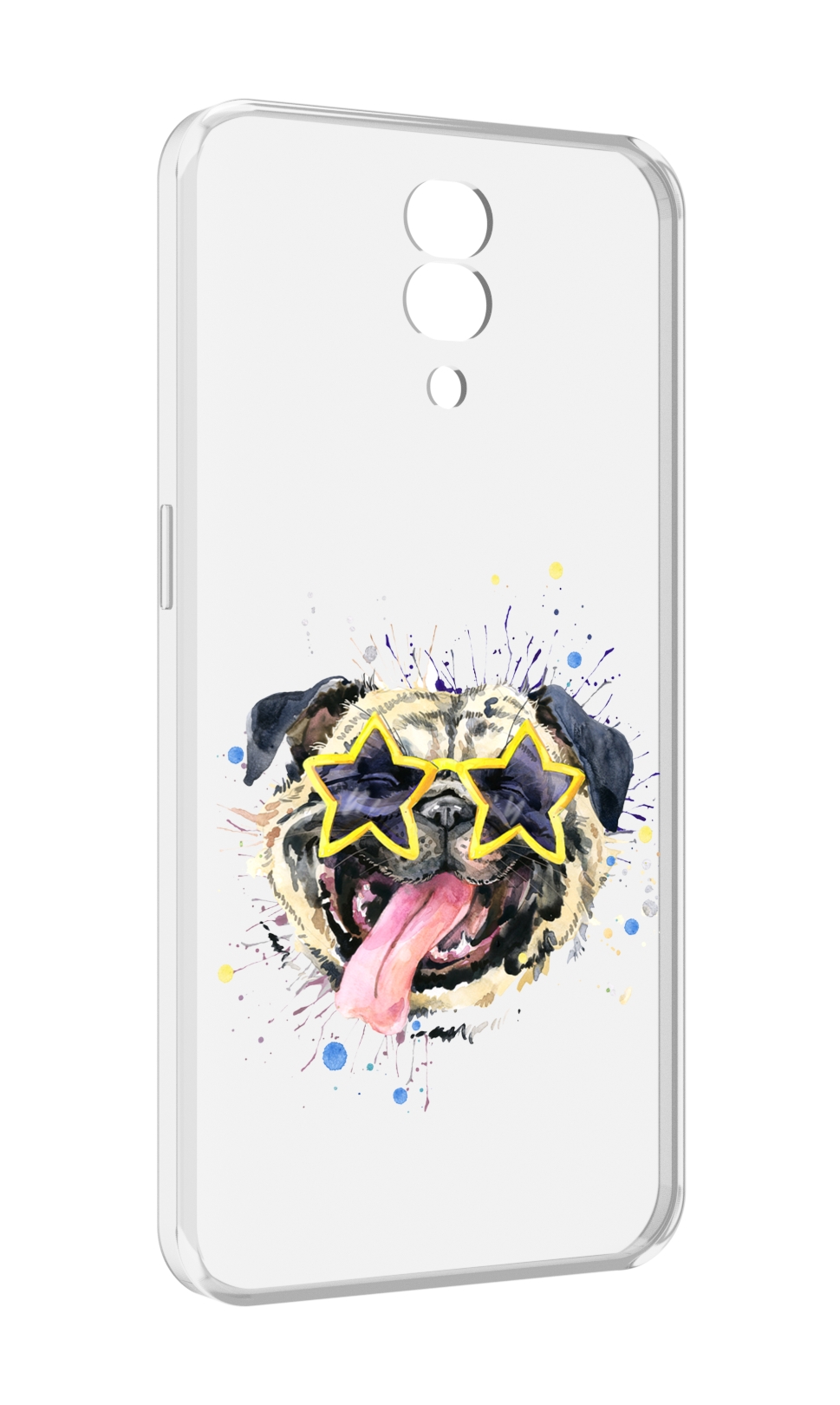 

Чехол MyPads мопс боксер для Blackview BV7200, Прозрачный, Tocco