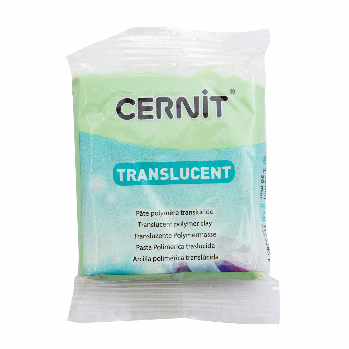 CE0920056 Пластика полимерная запекаемая Cernit TRANSLUCENT прозрачный, 56 г