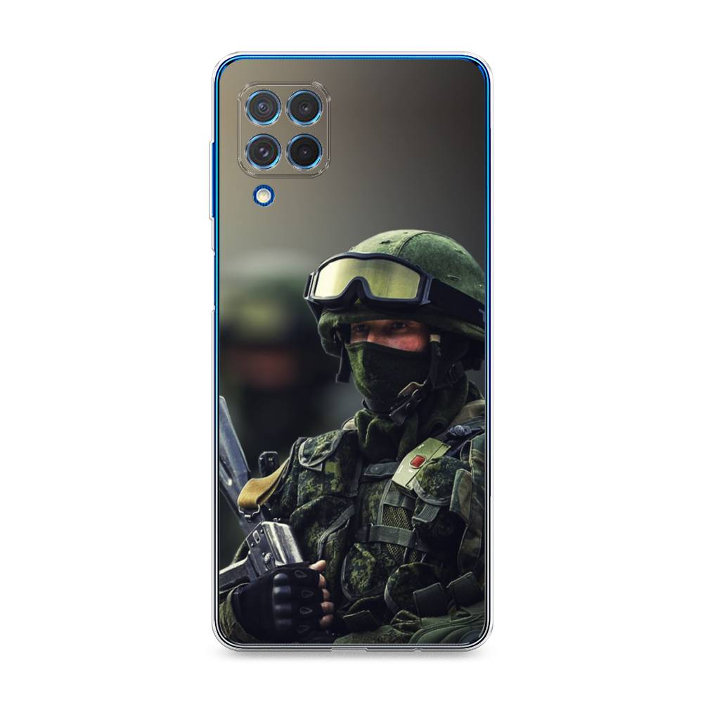 

Чехол Awog на Samsung Galaxy M62 / Самсунг M62 "Солдат", Зеленый;серый, 2102950-5