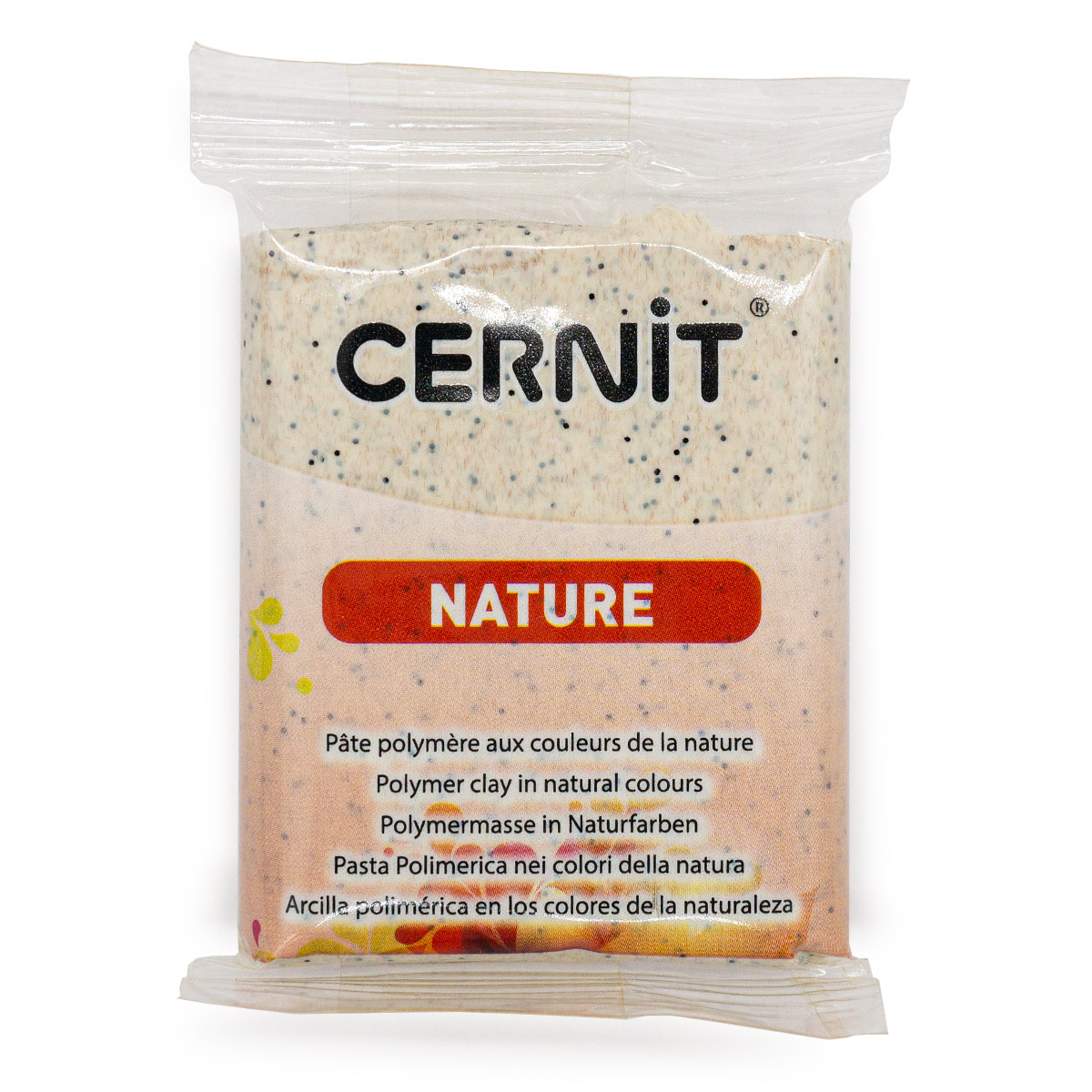 

CE0940056 Пластика полимерная запекаемая Cernit NATURE эффект камня, 56-62 г, Серый