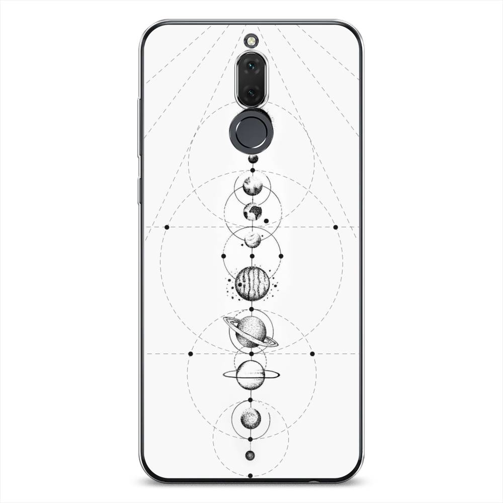 

Чехол на Huawei Nova 2i "Парад планет", Серый, 6120550-2