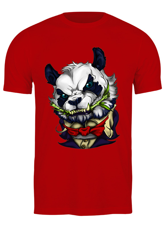 

Футболка мужская Printio Bad panda красная XL, Красный, Bad panda