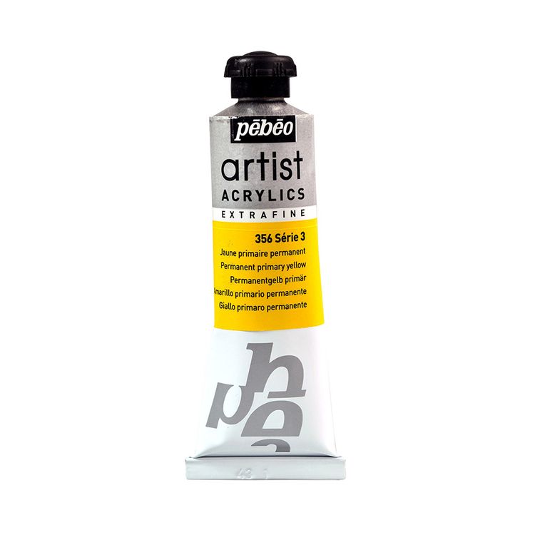 

Краска акриловая Pebeo Artist Acrylics extra fine №3 Желтый основной 37 мл