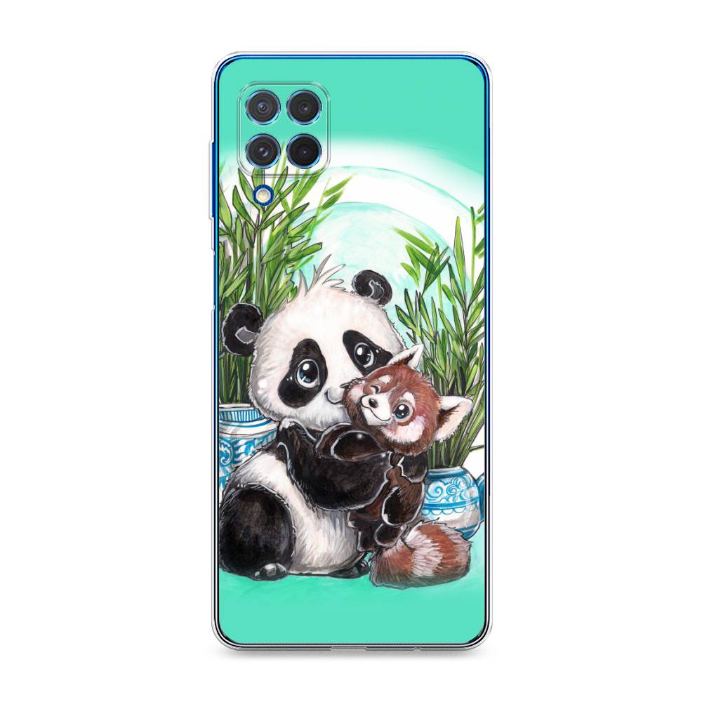 

Чехол Awog на Samsung Galaxy M62 / Самсунг M62 "Друзья зверята", Голубой;белый;черный, 2102950-2