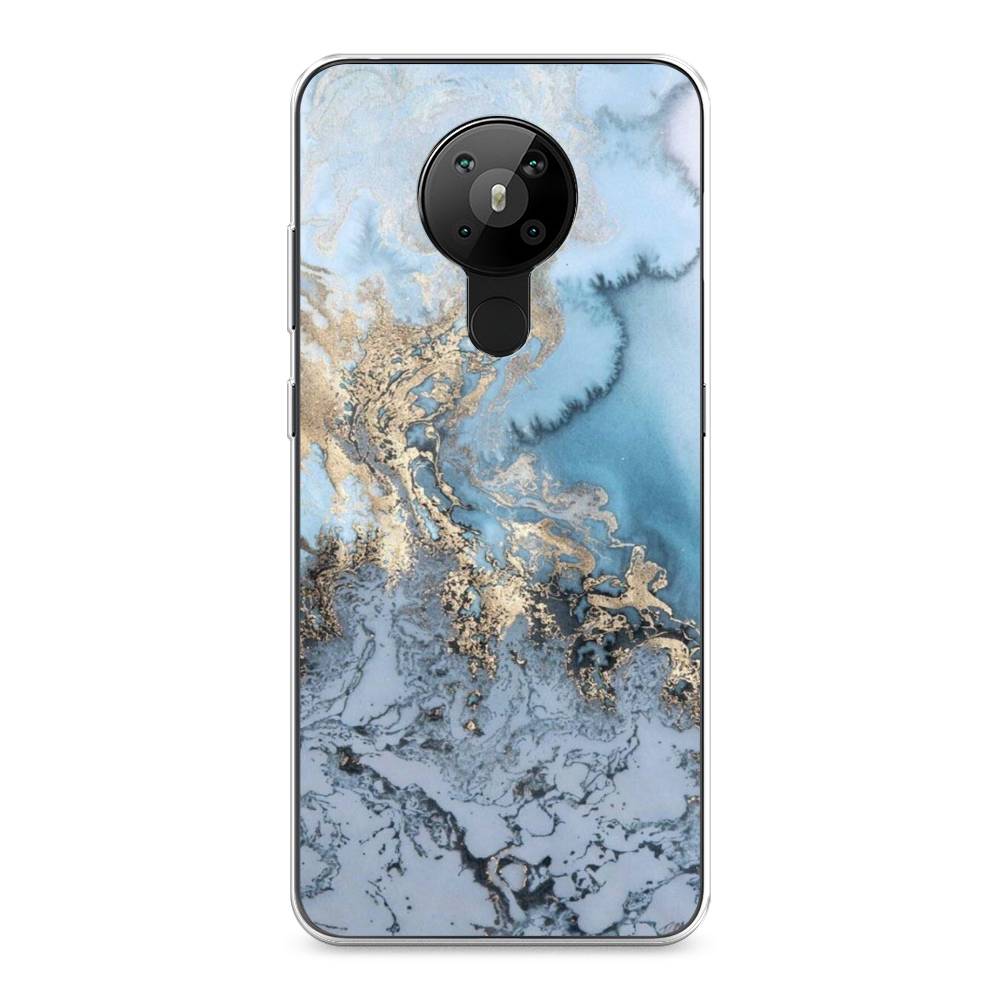 

Чехол Awog на Nokia 5.3 / Нокиа 5.3 "Морозная лавина синяя", 123450-3