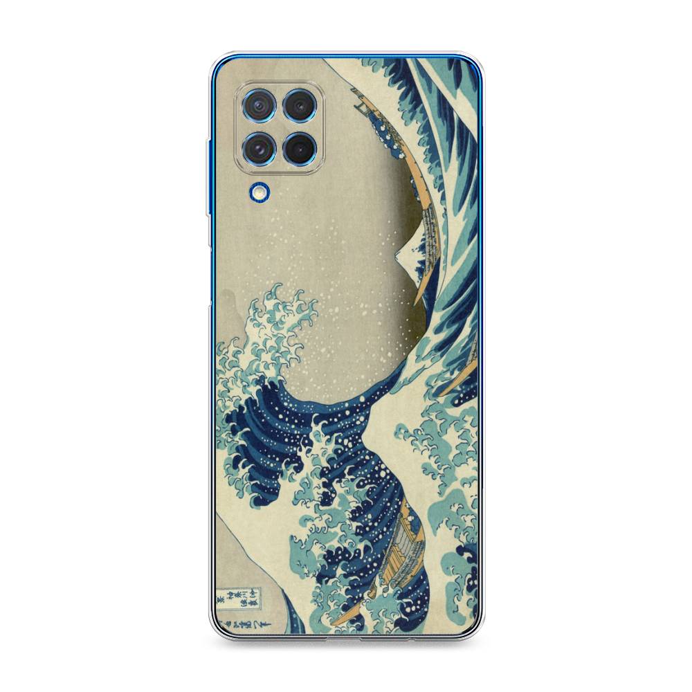 

Чехол Awog на Samsung Galaxy M62 / Самсунг M62 "Большая волна в Канагаве", Серый;синий;голубой, 2102950-9