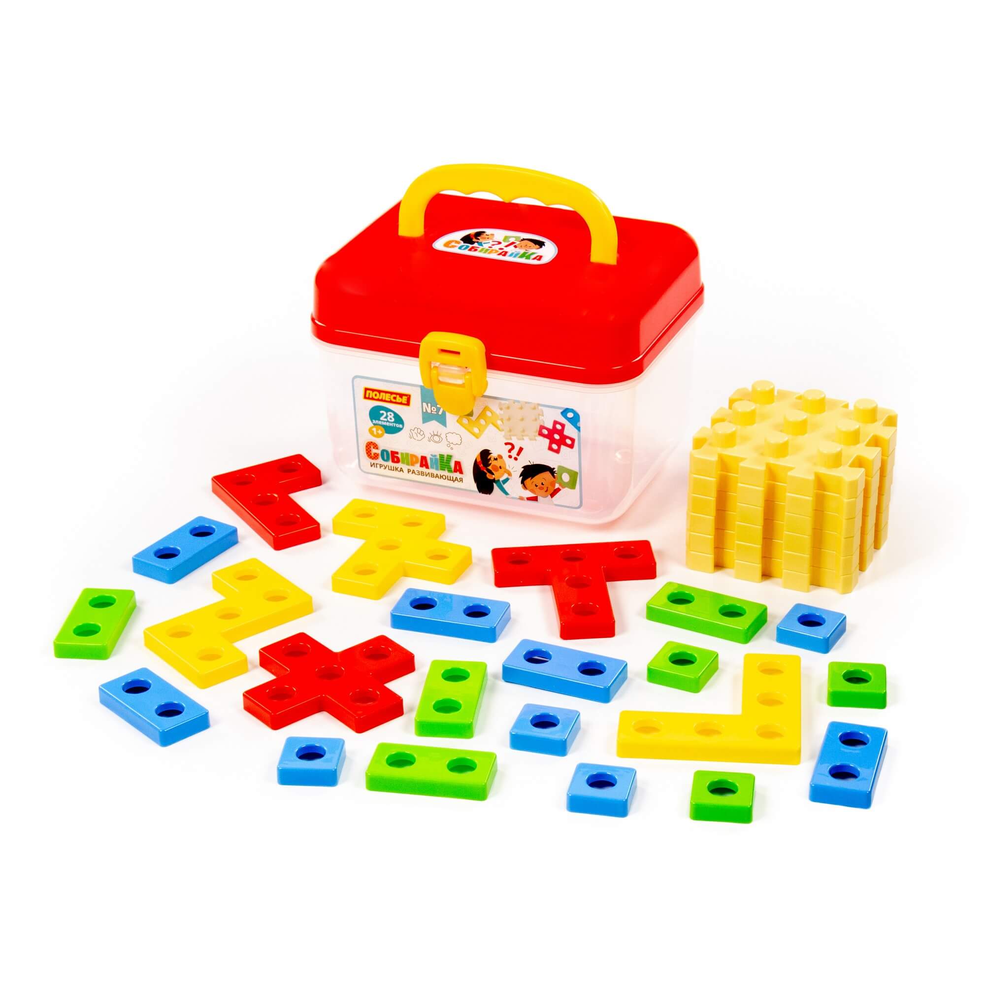 фото Игрушка развивающая 3d пазл/ тетрис кубики логическая настольная игра для детей полесье
