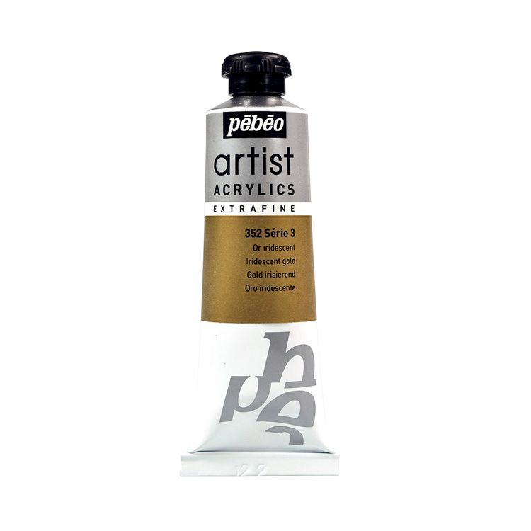 

Краска акриловая Pebeo Artist Acrylics extra fine №3 металлик Под золото 37 мл, Золотистый
