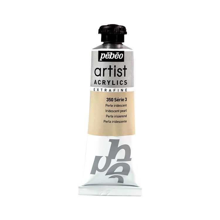 

Краска акриловая Pebeo Artist Acrylics extra fine №3 металлик жемчужный 37 мл, Белый