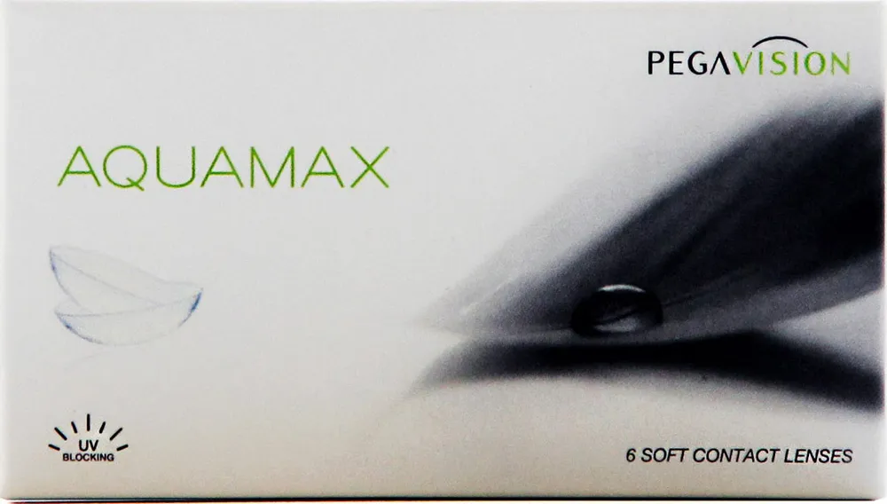 Купить AQUAMAX 14 6 линз, Контактные линзы AQUAMAX 6 линз R8, 6 -0, 5