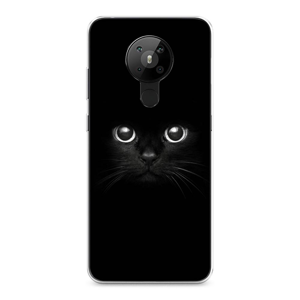 фото Чехол awog "взгляд черной кошки" для nokia 5.3