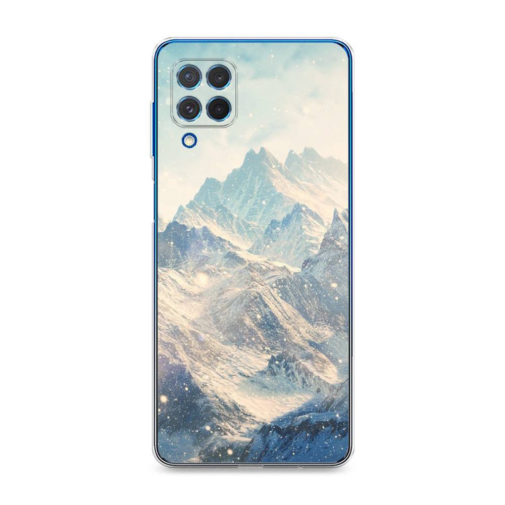 

Чехол Awog на Samsung Galaxy M62 / Самсунг M62 "Горы 4", Голубой, 2102950-4