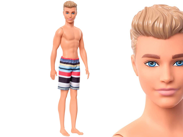 

Кукла Barbie Ken Блондин Пляжные игры GHW43, Ken Блондин Пляжные игры Barbie