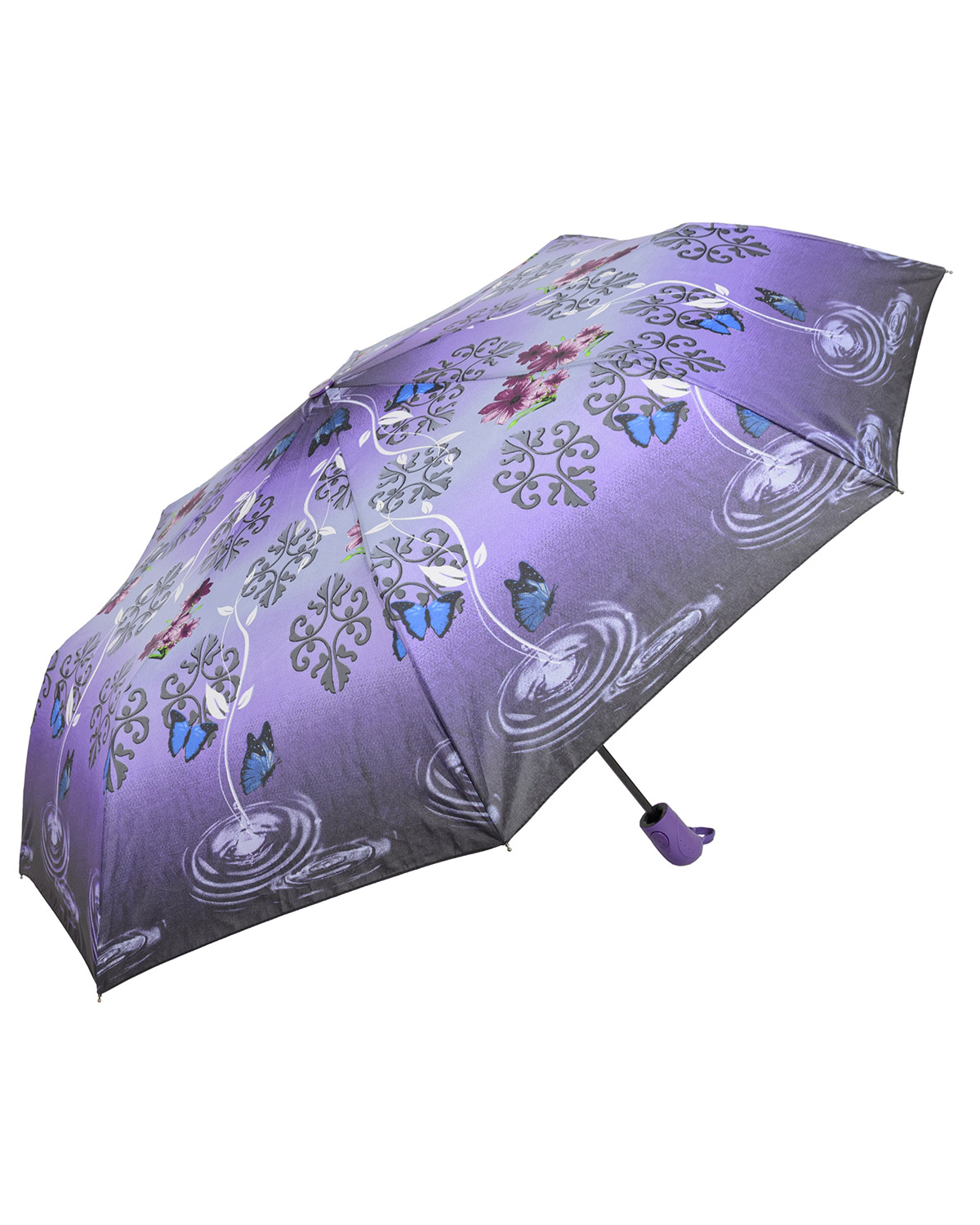 фото Зонт женский rain lucky 723-b-lap сиреневый