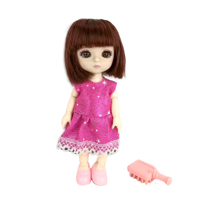 Кукла 1toy Alisa Kawaii mini 15,2 см с расчёской