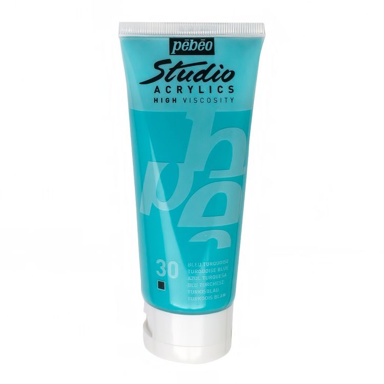 

Краска акриловая Pebeo Studio Acrylics Бирюзовый 100 мл
