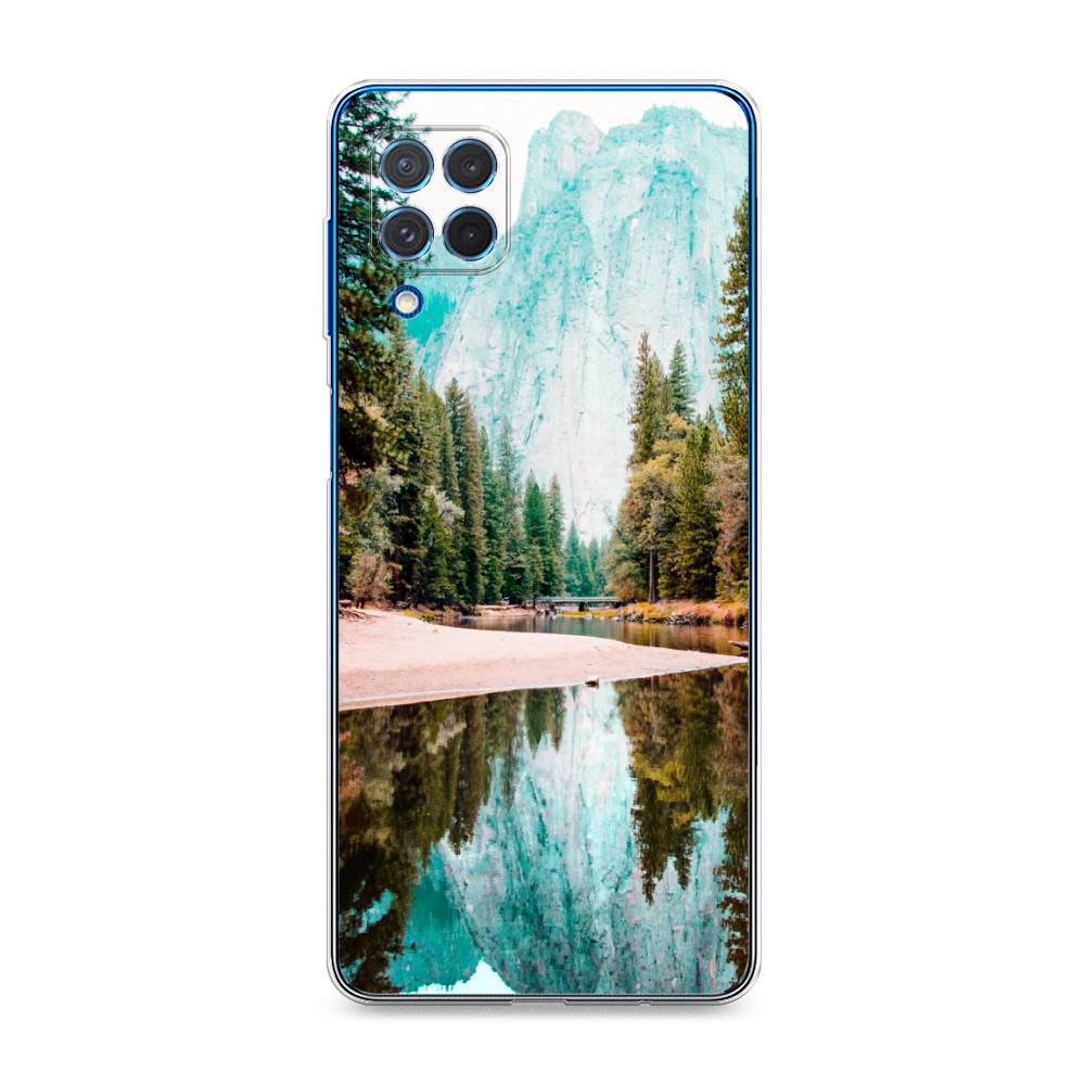 

Чехол Awog на Samsung Galaxy M62 / Самсунг M62 "Горы 11", Зеленый;голубой, 2102950-4