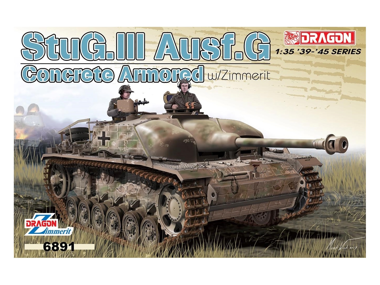 

6891Д САМОХОДКА CONCRETE ARMORED StuG.III Ausf.G