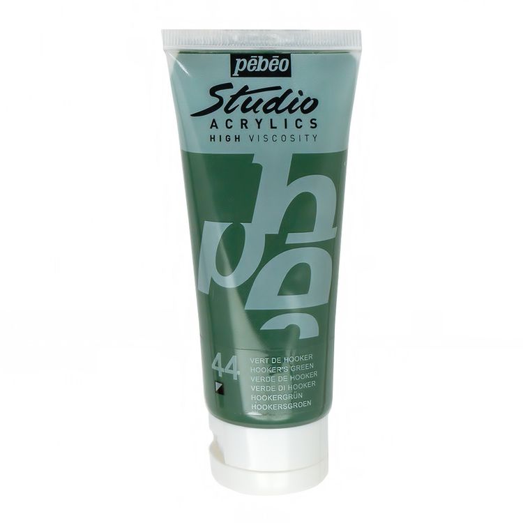 

Краска акриловая Pebeo Studio Acrylics Зеленый Хукера 100 мл