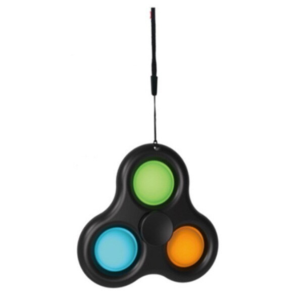 

Игрушка-антистресс Simple dimple брелок 8.2см, Черный