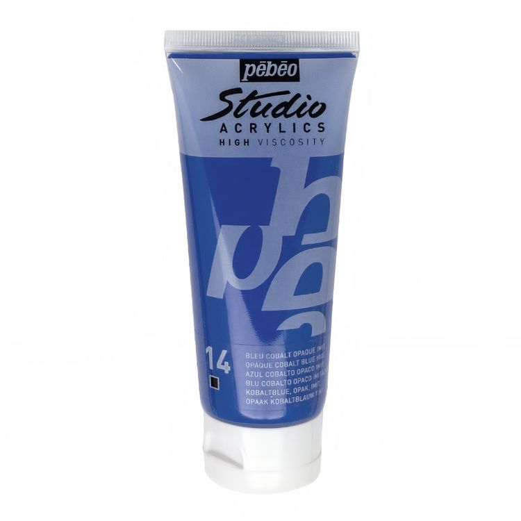 

Краска акриловая Pebeo Studio Acrylics Кобальт синий 100 мл