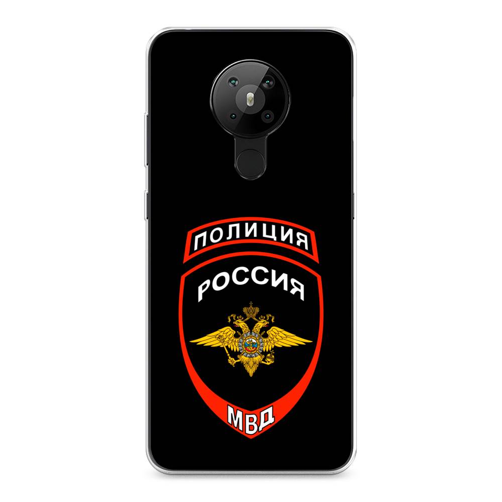 

Чехол Awog на Nokia 5.3 / Нокиа 5.3 "Полиция шеврон", Черный;красный;белый, 123450-5