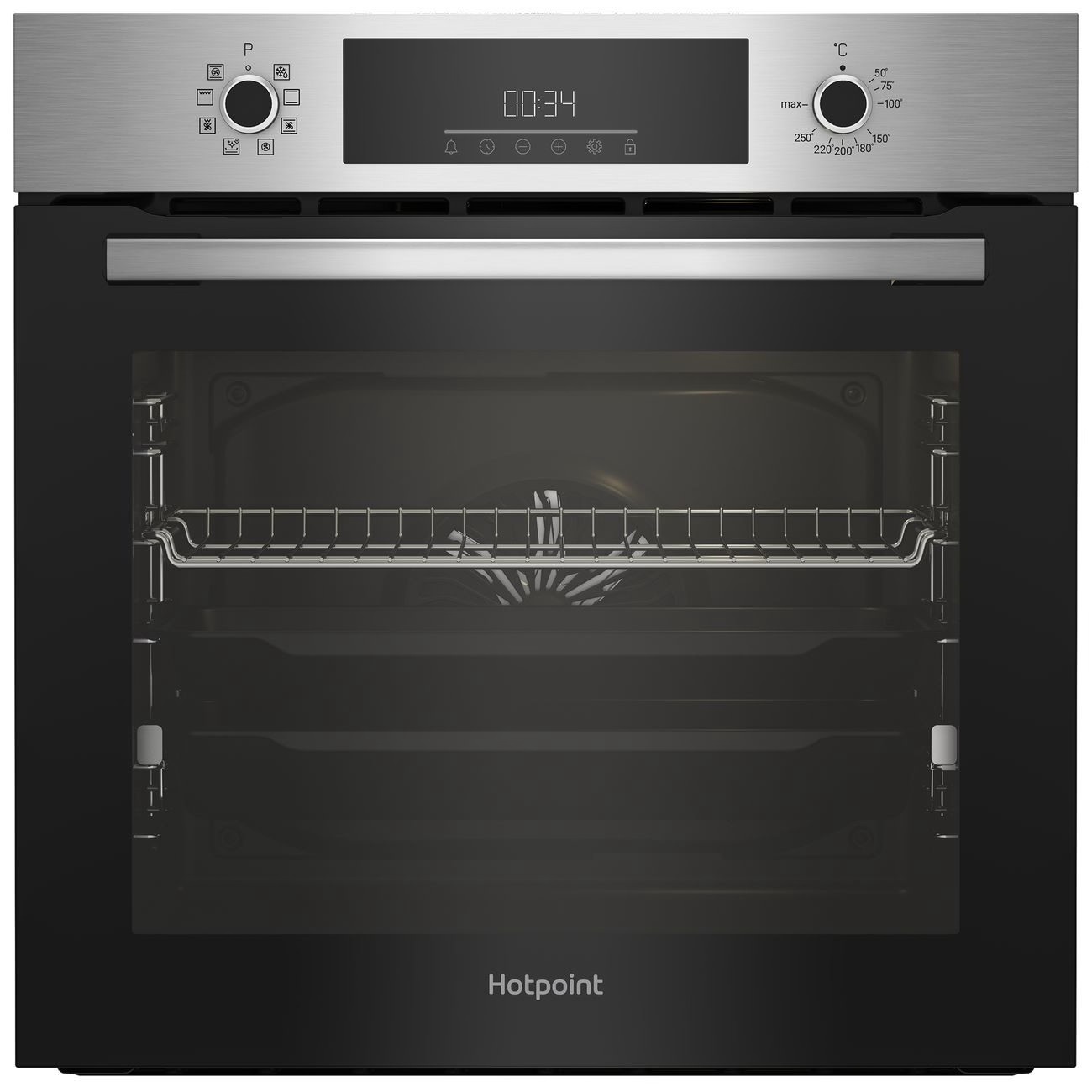 

Встраиваемый электрический духовой шкаф HotPoint FE8 821 H IX серебристый, черный, FE8 821 H IX