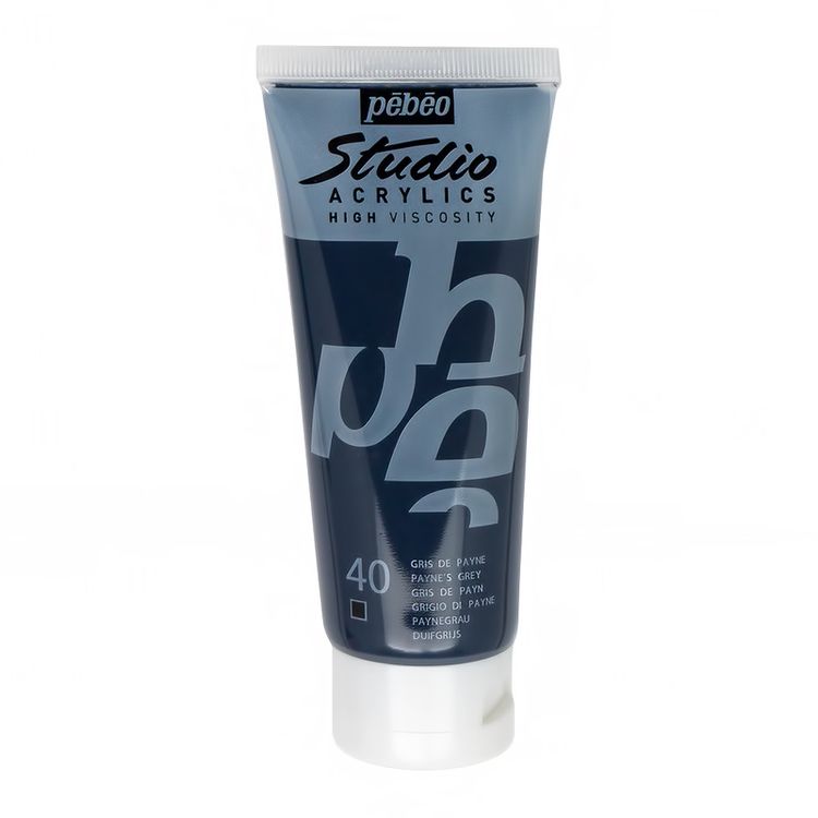 

Краска акриловая Pebeo Studio Acrylics Серый Пейна 100 мл