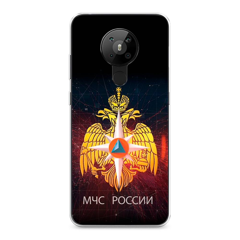 

Чехол Awog на Nokia 5.3 / Нокиа 5.3 "МЧС России", Черный;желтый;красный, 123450-5