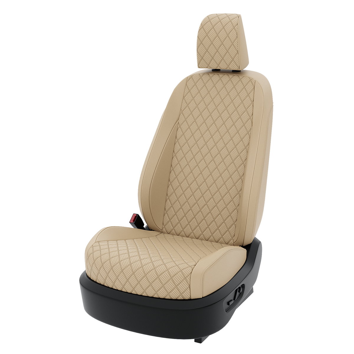 

Чехлы на сиденья Центр Авточехлов для JAC N25 CNTRA1603F-С2-618 Экокожа ромб Бежевый, CNTRA1603