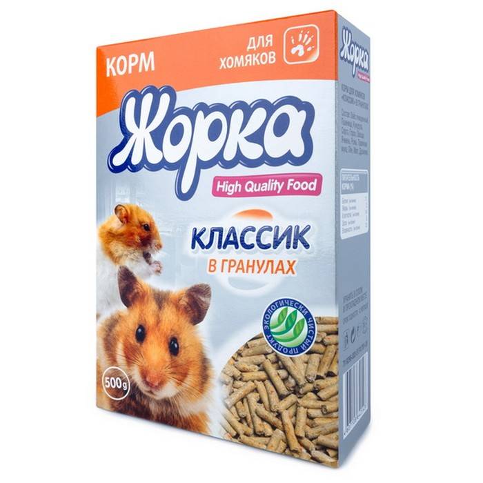 Сухой корм для хомяков Жорка High Quality Food Классик в гранулах 3 шт по 500 г