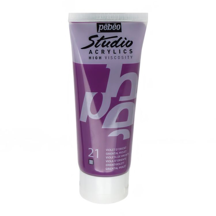

Краска акриловая Pebeo Studio Acrylics Фиолетовый восточный 100 мл