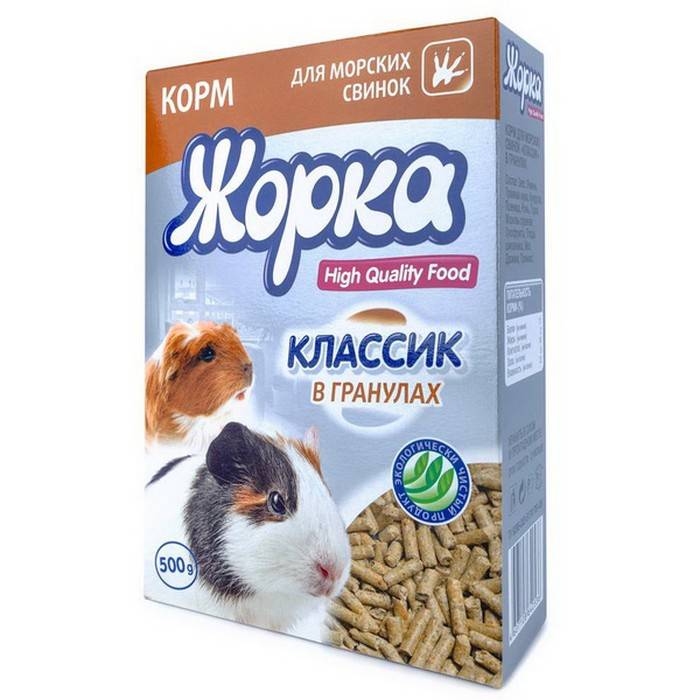 Сухой корм для морских свинок Жорка Классик, 500 г, 3 шт