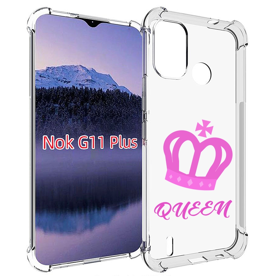 

Чехол MyPads корона-королевы-розовый для Nokia G11 Plus, Прозрачный, Tocco
