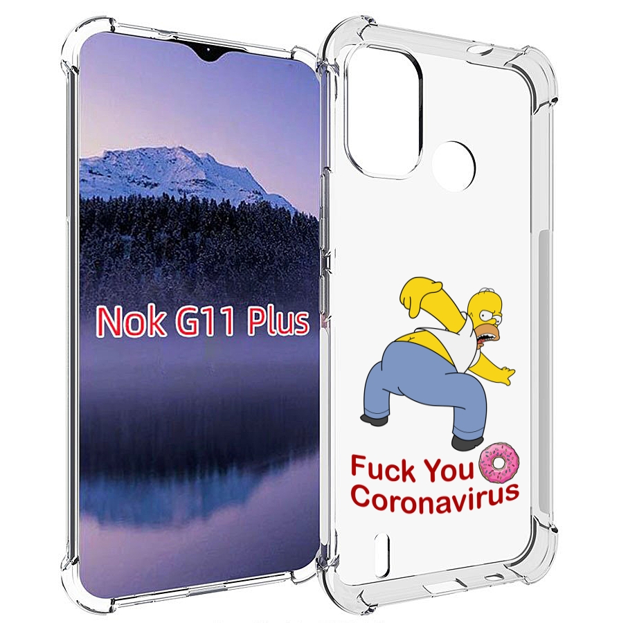 

Чехол MyPads корона-уходи для Nokia G11 Plus, Прозрачный, Tocco