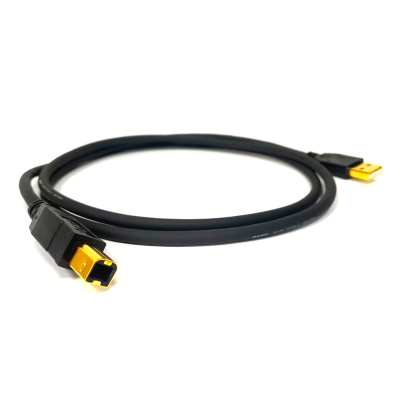 

Кабель SAEC USB A - USB B вилка-вилка 1.2м (SUS-380 1.2m) черный
