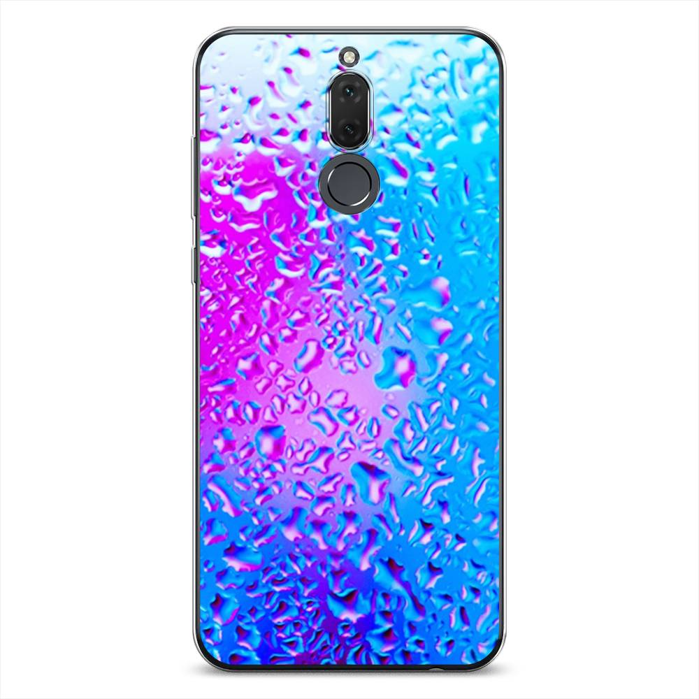 

Чехол на Huawei Nova 2i "Капли на стекле", Голубой;розовый, 6120550-3