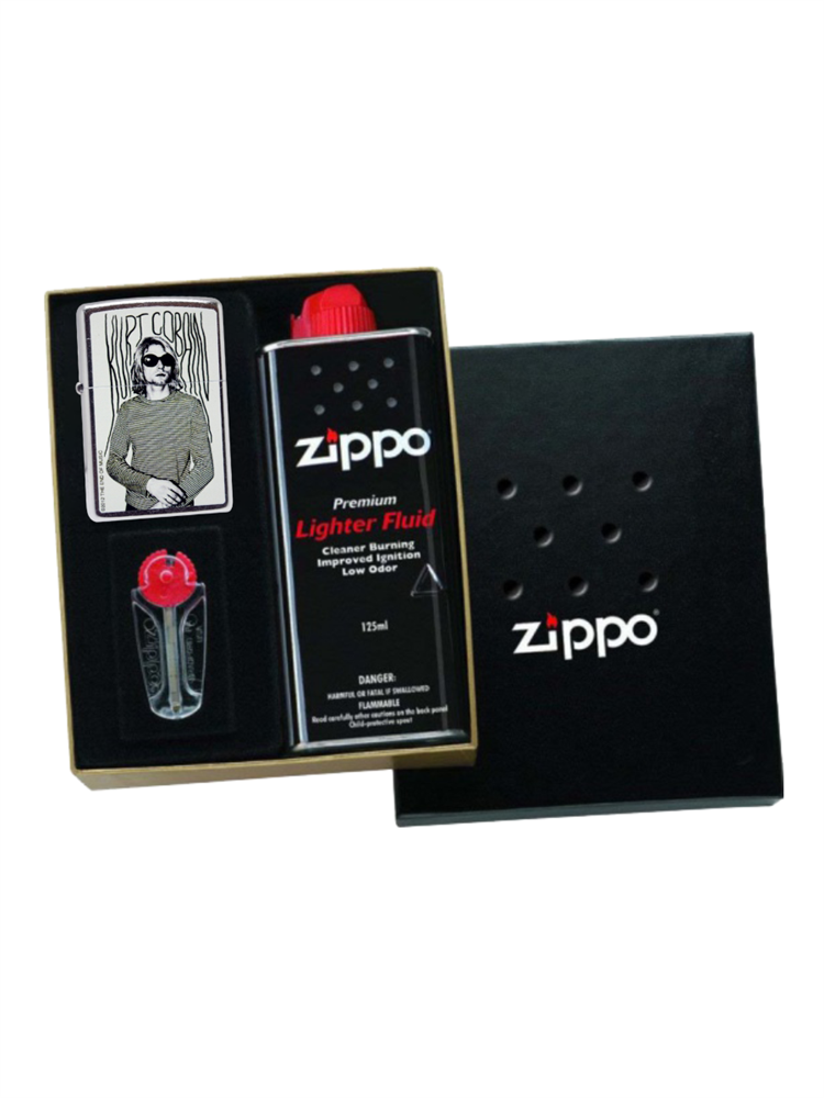 

Набор ZIPPO: зажигалка 207(Cl012046) бензиновая, топливо, кремний для зажигалки, Серебристый;черный, 207 (Cl012046)