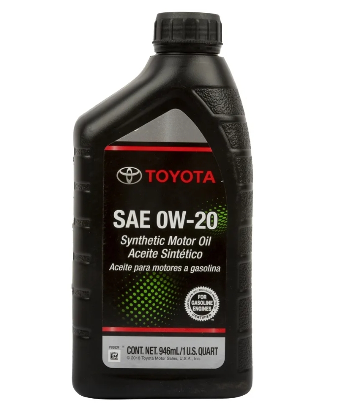 фото Моторное масло синтетическое toyota motor oil 0w-20 1л (00279-0wqte-6s) 00279-0wqte