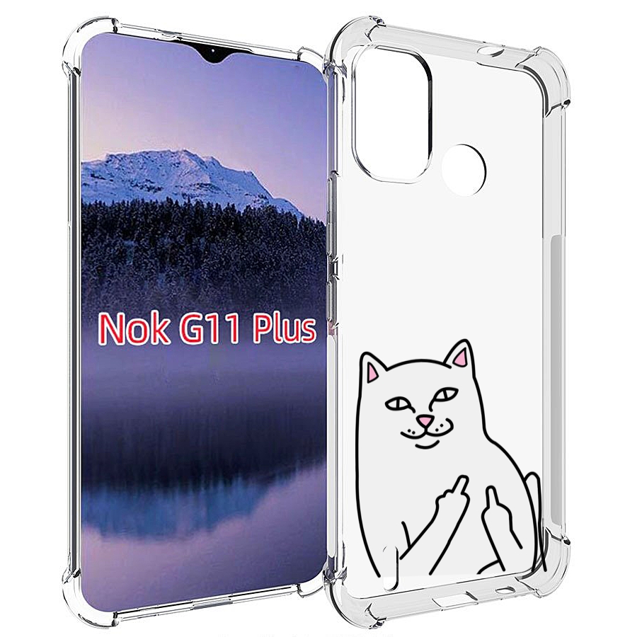 

Чехол MyPads котяра для Nokia G11 Plus, Прозрачный, Tocco