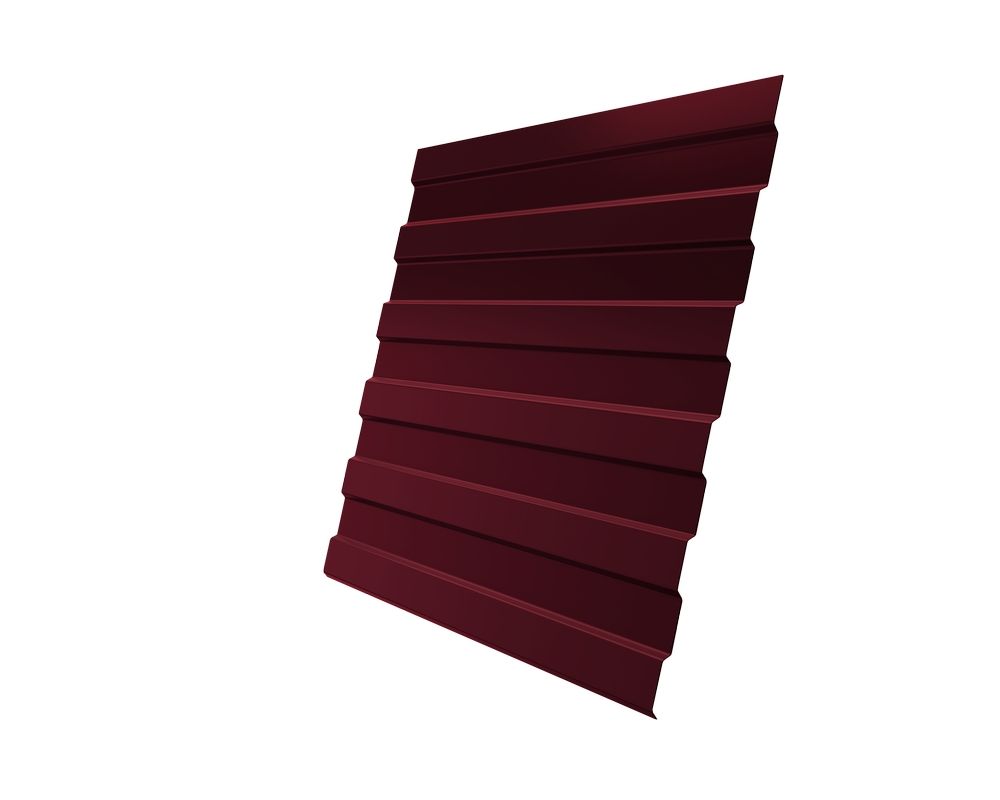 

Профлист полиэстр винно-красный С8 2000*1200/1150*0,4 RAL 3005